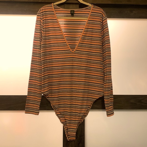 wild fable Tops - NWOT, Wild Fable Ribbed Bodysuit, Size 2X